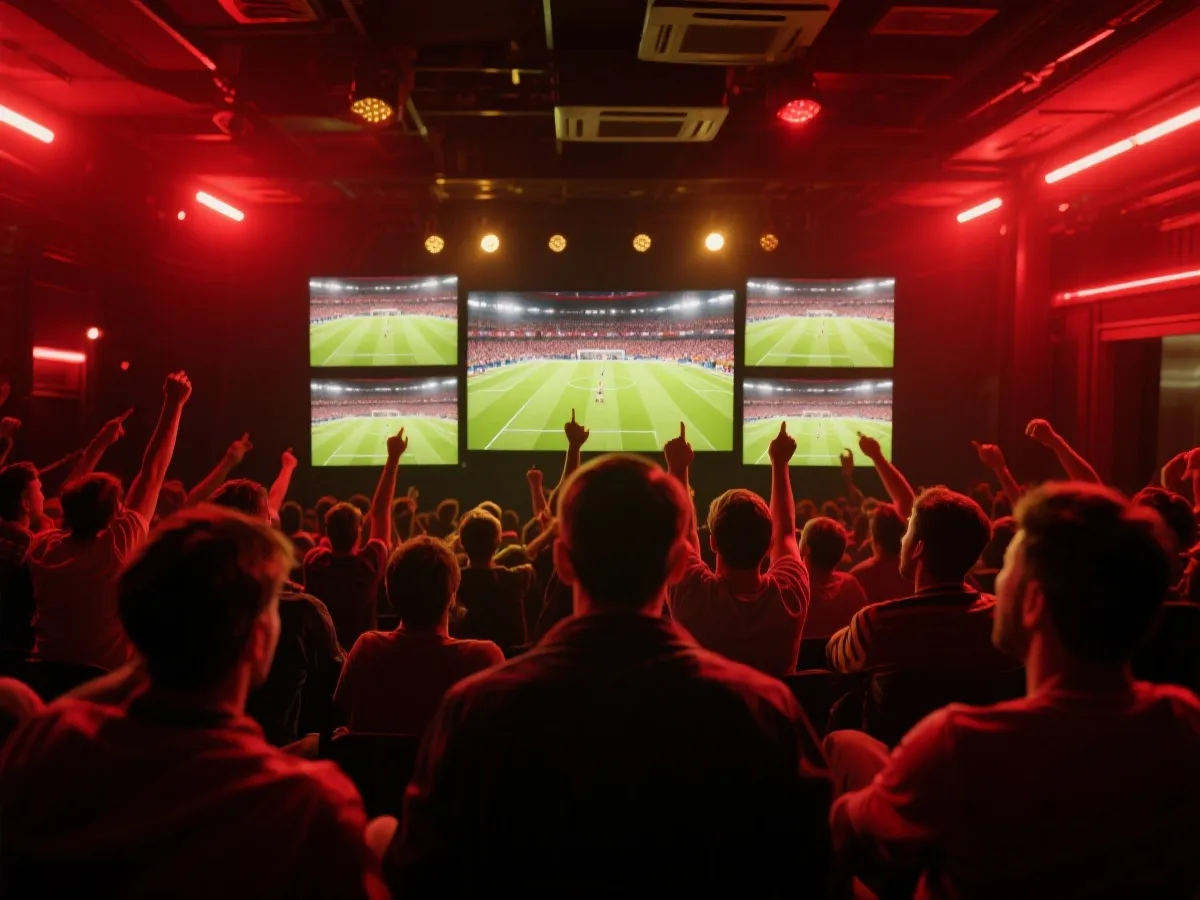 世界杯观赛氛围图