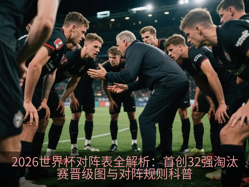 2026世界杯对阵表全解析：首创32强淘汰赛晋级图与对阵规则科普